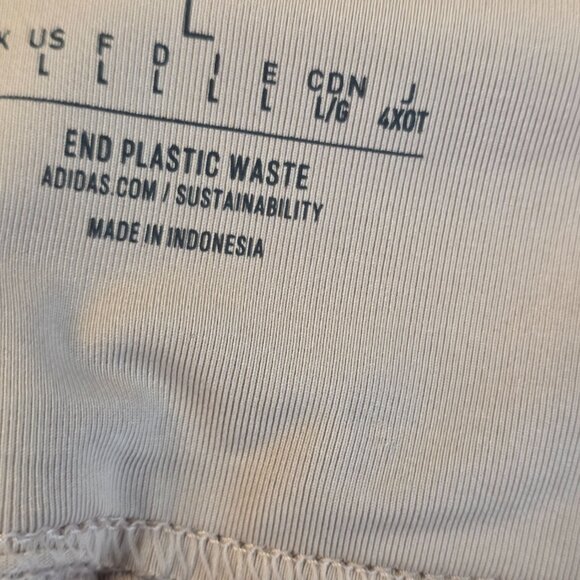 Adidas Women's Golf Skort Solid High Rise Pockets Stretch Comfortable Tan Large - Picture 11 of 16